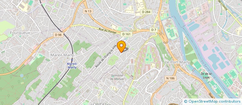 localisation de l'entreprise UPSIDEDOWN CONSULTING à LE PECQ