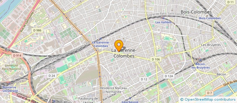 localisation de l'entreprise UPSIGHT à LA GARENNE-COLOMBES