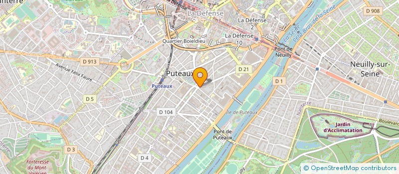 localisation de l'entreprise UPSILON à PUTEAUX