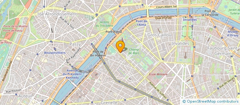 localisation de l'entreprise UPSILON à PARIS