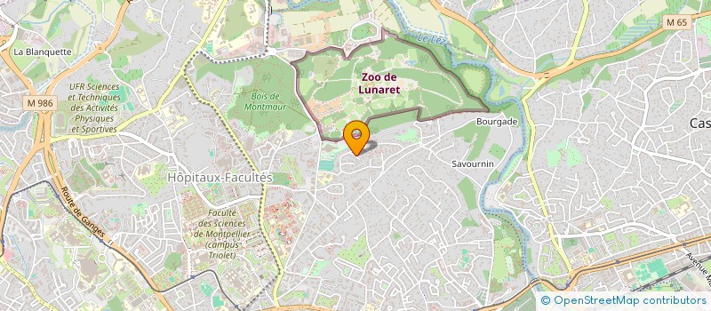 localisation de l'entreprise UPSILON à MONTPELLIER