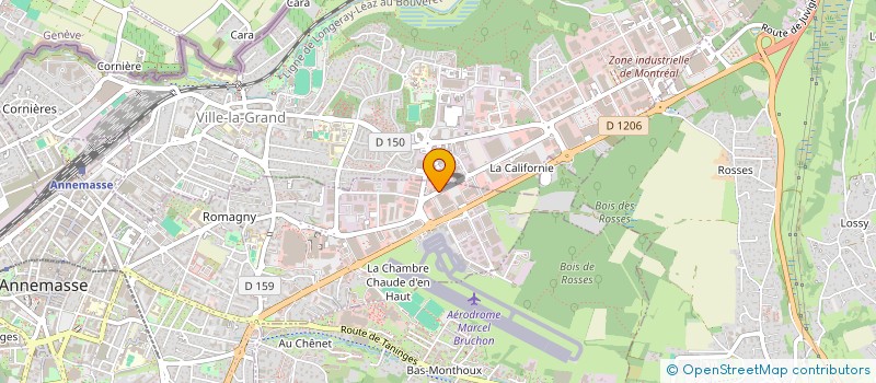 localisation de l'entreprise UPSILON CONSEIL à ANNEMASSE