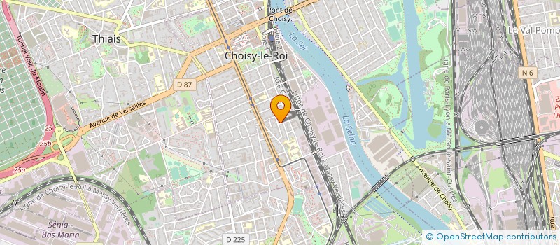 localisation de l'entreprise UPSKILLS R&D à CHOISY-LE-ROI