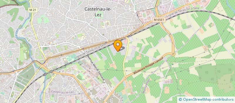 localisation de l'entreprise UPSTARTUP à CASTELNAU-LE-LEZ