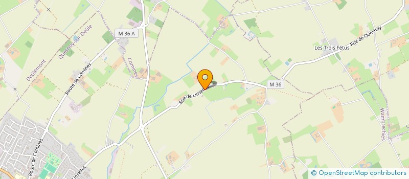 localisation de l'entreprise UPSTREAM à QUESNOY-SUR-DEULE