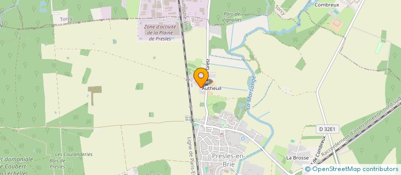 localisation de l'entreprise UPSTREAM  PRESLES-EN-BRIE