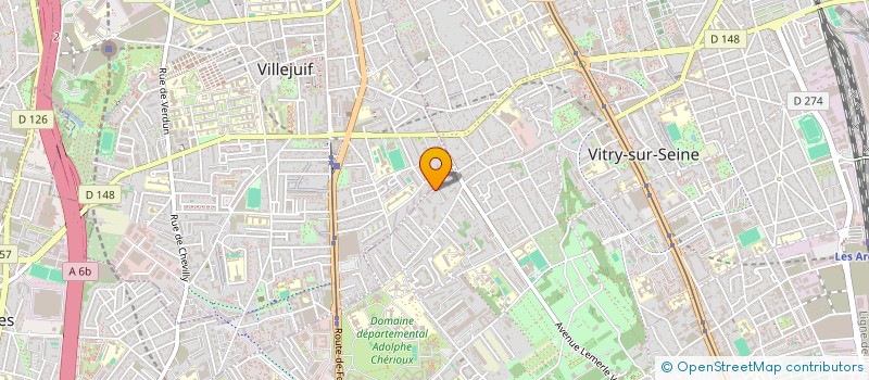 localisation de l'entreprise UPTEVIA GESTIO à VITRY SUR SEINE