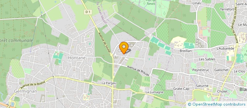 localisation de l'entreprise UPTHYS  LE TAILLAN-MEDOC