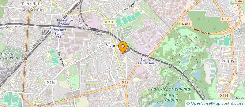 localisation de l'entreprise UPTIMUM à STAINS