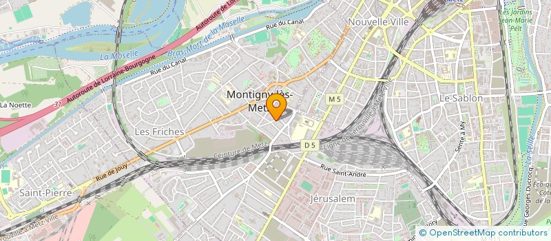 localisation de l'entreprise UPTK à MONTIGNY-LES-METZ