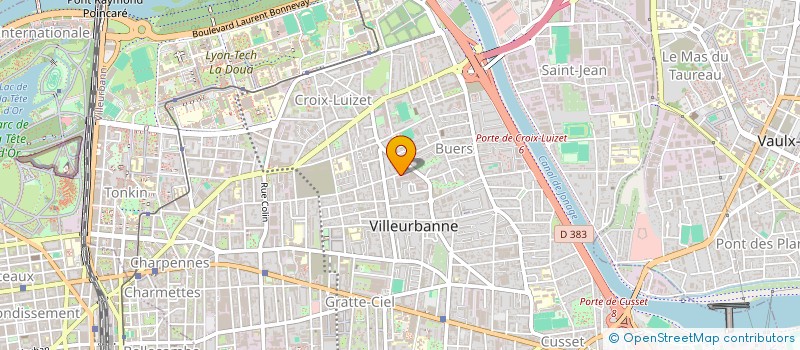 localisation de l'entreprise UPTO - 2SL  VILLEURBANNE