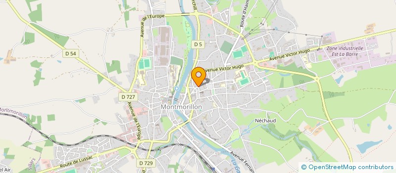 localisation de l'entreprise UPVCMASTER. FR  MONTMORILLON