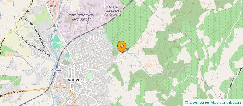 localisation de l'entreprise UPWORKS  VAUVERT