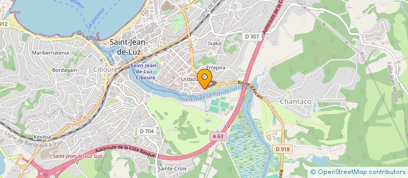 localisation de l'entreprise UR ALAI  SAINT-JEAN-DE-LUZ