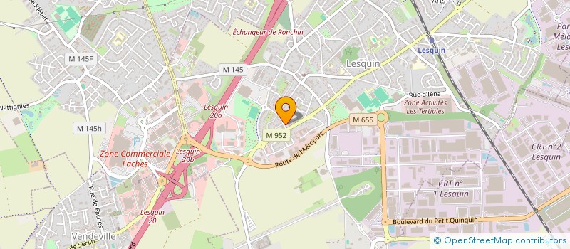 localisation de l'entreprise UR DANCE CHAMP à LESQUIN