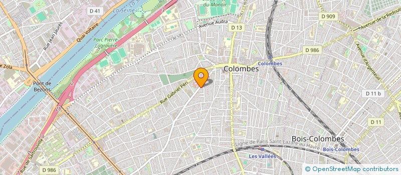 localisation de l'entreprise UR EXPRESS TRANSPORTS  COLOMBES
