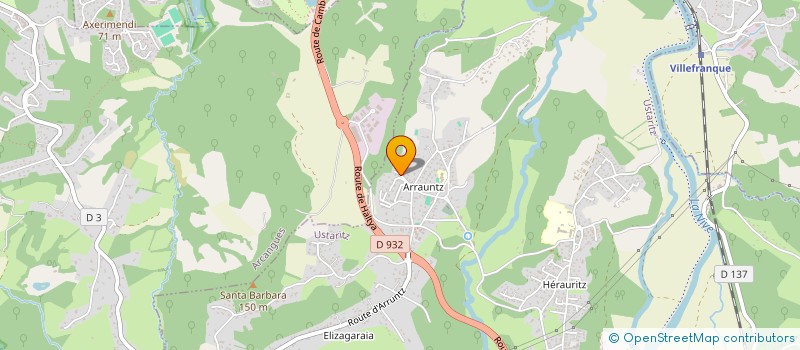 localisation de l'entreprise UR GAINA  LARRESSORE