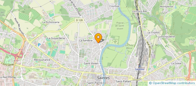 localisation de l'entreprise UR LOY  SAINTES