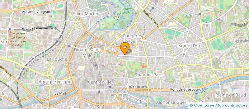 localisation de l'entreprise UR NANTES AEROPORT  RENNES