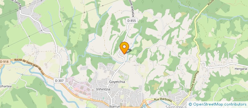 localisation de l'entreprise UR ZUBI  ASCAIN