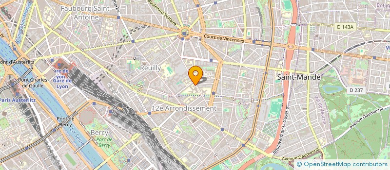 localisation de l'entreprise URAD-X  PARIS