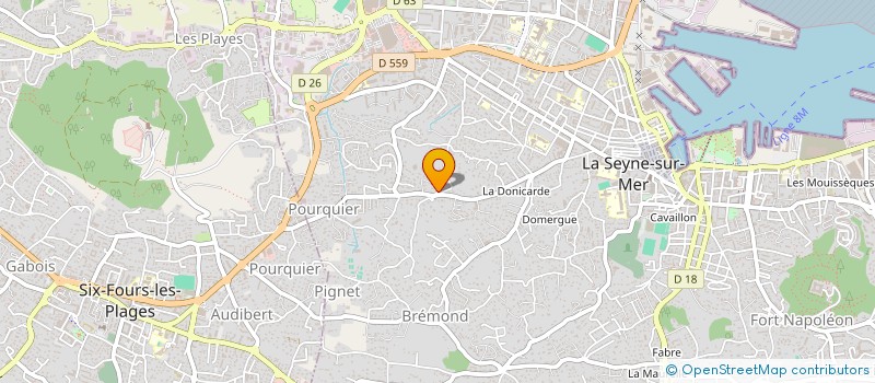 localisation de l'entreprise URAEUS à LA SEYNE-SUR-MER