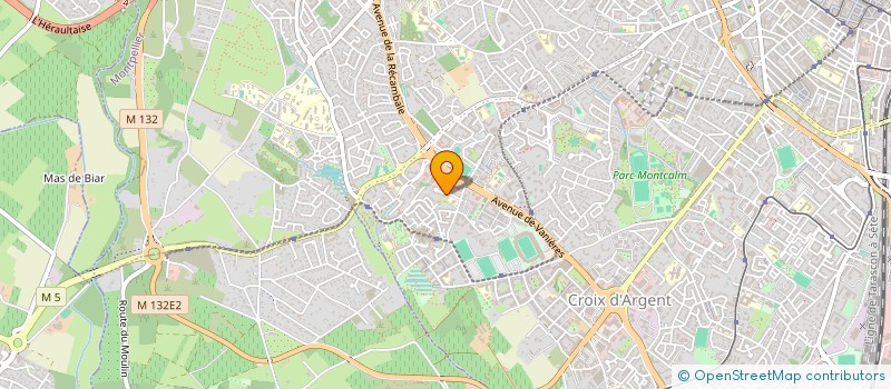 localisation de l'entreprise URAI à MONTPELLIER