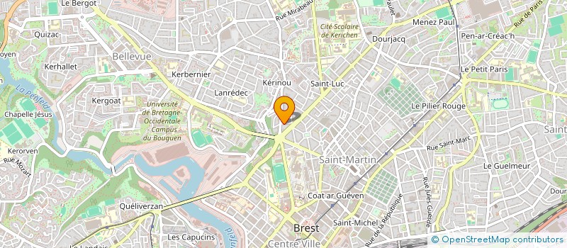 localisation de l'entreprise URANAMI DOJO BREST à BREST