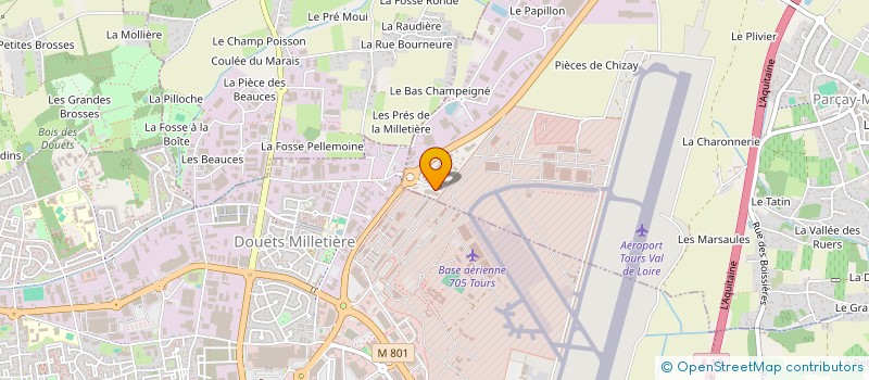 localisation de l'entreprise URANIE  PARCAY-MESLAY