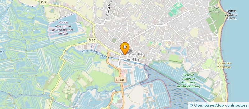 localisation de l'entreprise URANIE à NOIRMOUTIER-EN-L'ILE