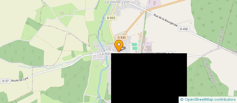 localisation de l'entreprise URANIE à LA NEUVE-LYRE