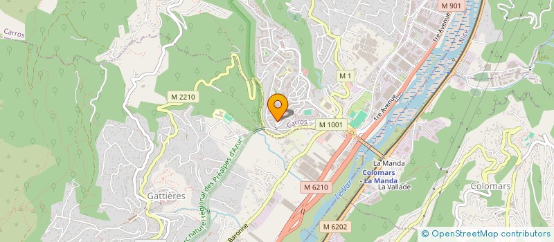 localisation de l'entreprise URANIE NETTOYAGE à CARROS