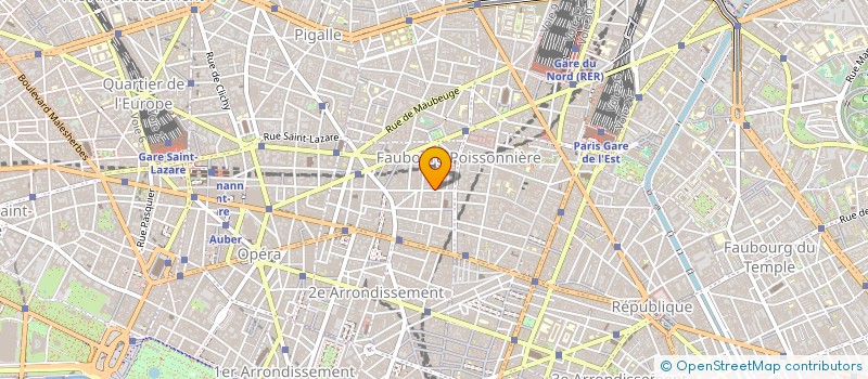 localisation de l'entreprise URANIE S A R L  PARIS