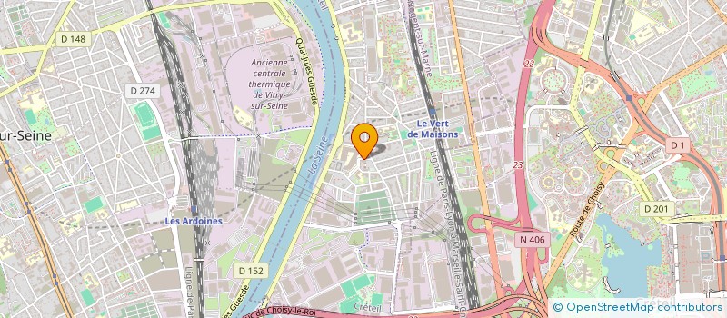 localisation de l'entreprise URANUS à ALFORTVILLE