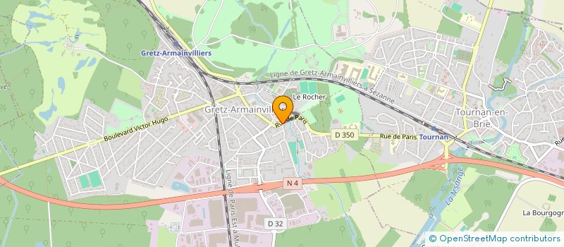 localisation de l'entreprise URANUS à GRETZ-ARMAINVILLIERS