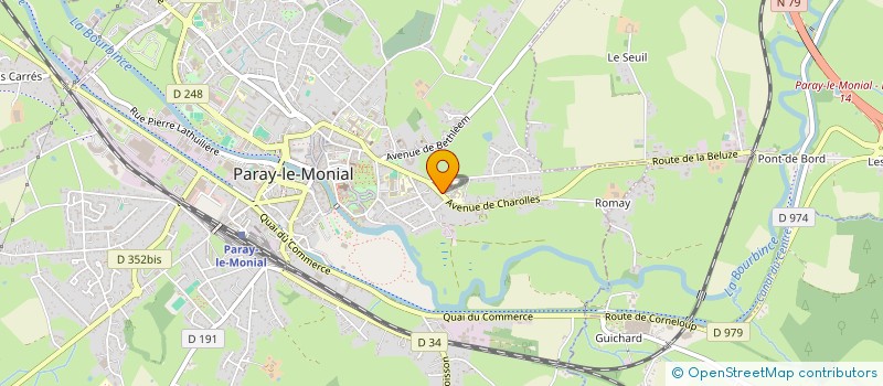 localisation de l'entreprise URAPEI  PARAY-LE-MONIAL