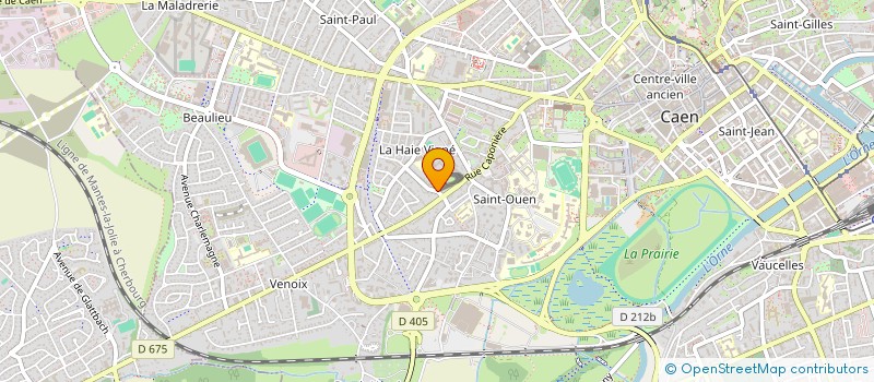 localisation de l'entreprise URAPEI AUTISME DE BASSE NORMANDIE à CAEN