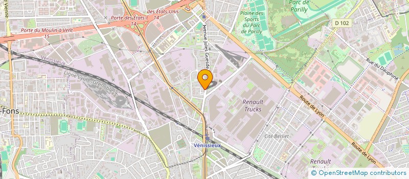 localisation de l'entreprise URARTU  VENISSIEUX