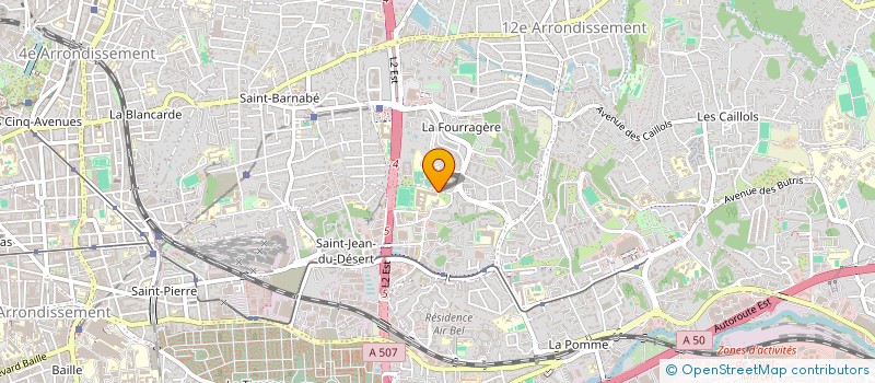 localisation de l'entreprise URAS CONSULTING à MARSEILLE