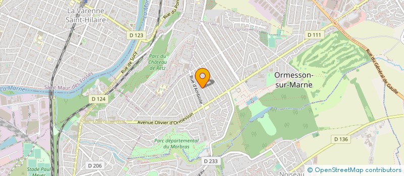 localisation de l'entreprise URB  ORMESSON-SUR-MARNE