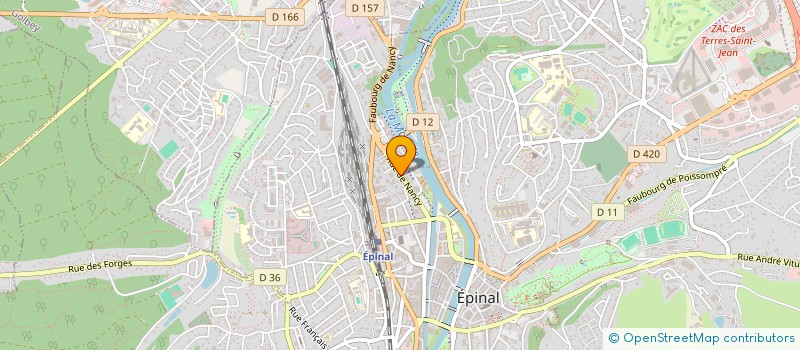 localisation de l'entreprise URB-AM CONSEIL à EPINAL