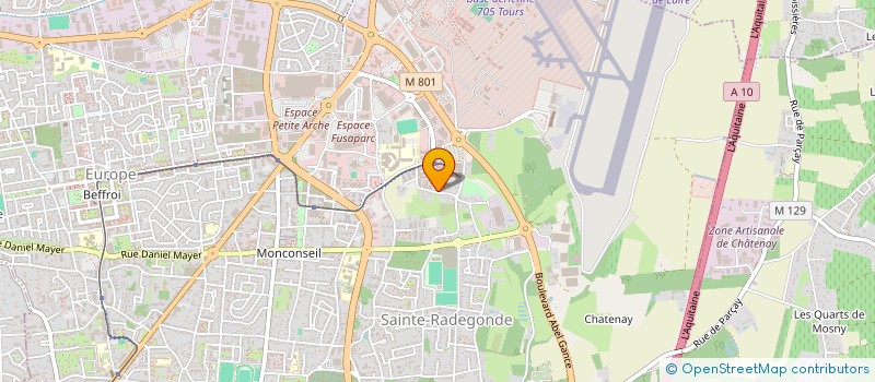 localisation de l'entreprise URB'NKIZ XPERIENCE  TOURS