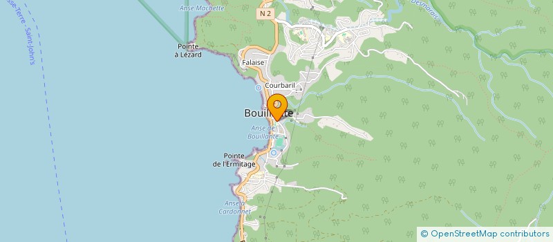 localisation de l'entreprise URBA FUNERAIRE à BOUILLANTE