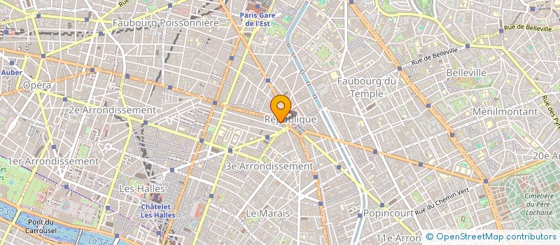 localisation de l'entreprise URBA IMAGES  PARIS