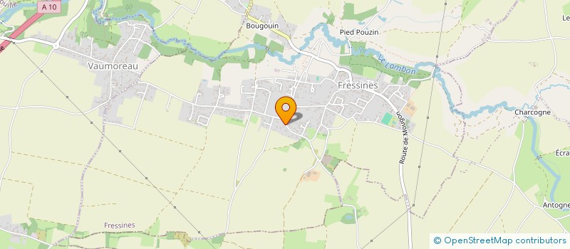 localisation de l'entreprise URBA IMMO 79  FRESSINES