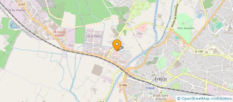 localisation de l'entreprise URBA- KONCEPT à FREJUS