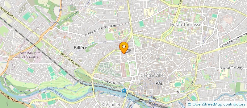 localisation de l'entreprise URBA MIA à PAU