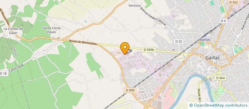 localisation de l'entreprise URBA2D à GAILLAC
