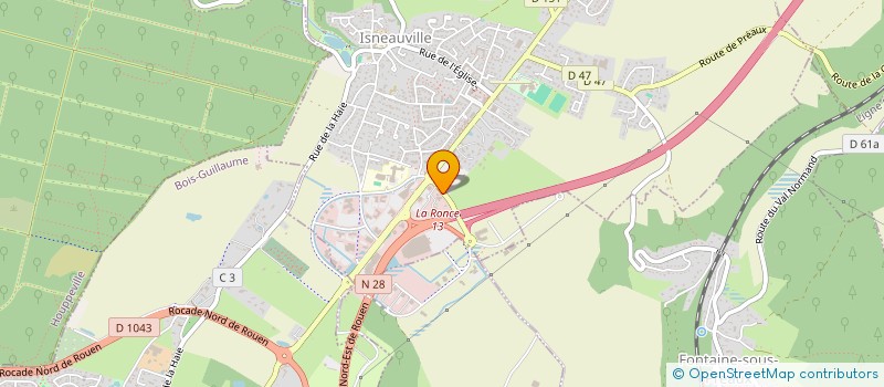 localisation de l'entreprise URBA3B à MONT-SAINT-AIGNAN
