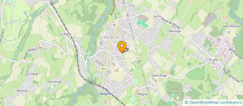 localisation de l'entreprise URBA3VISIONS à REIGNIER-ESERY